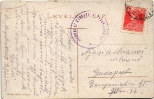 Losonc, Lucenec; Állami főgimnázium. Fischer Sándor kiadása / school (r)