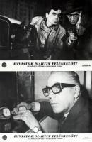 cca 1966 ,,Hívjátok Martin felügyelőt" című csehszlovák film jelenetei és szereplői, 5 db vinta...