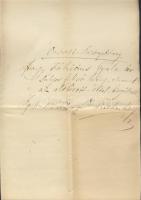 1886 Dr. Fischer Adolf által kiállított és aláírt orvosi bizonyítvány