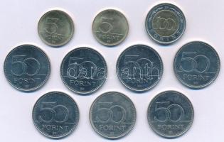 2004-2023. 10db-os forgalmi emlékérme tétel, mind különféle kiadás T:AU,XF