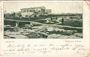 1899 (Vorläufer) Budapest III. Aquincum, Óbuda. Divald Károly 131. sz. (EB)