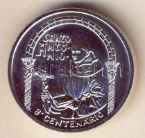 Portugália 1995. 500Esc Ag "800 éves született Szent Antal" T:1/2+