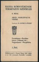 Móricz József (szerk.): Kassa környékének természeti szépségei. II. rész. Abos-Margitfalva vidéke. 5. füzet. Különlenyomat a Kassai Újság 1922. május 2. és 7-iki számainak Turisztika rovatából. Kassa, 1922, Kassai Újság Ny. 13p. Kiadói papírkötés, borítón hátoldalán néhány apró folttal.