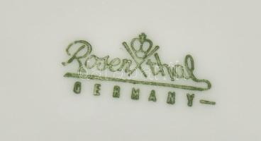 Rosenthal süteményes tányér készlet, 6 db, jelzett, kis kopással, d: 19,5 cm