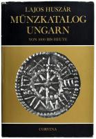 Huszár Lajos: Münzkatalog Ungarn von 1000 bis heute (Magyar Érmekatalógus 1000-től napjainkig). Budapest, Corvina, 1979. Kiváló állapotban, a külső védőborító kopott, szakadt.