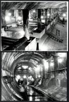 cca 1968 és 1980 között Budapesten készült felvételek a metróépítésről, föld feletti és föld alatti ...