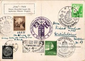 Horthy Miklós kormányzó és Horthy Miklósné Purgly Magdolna, magyar címer / Seine Durchlaucht der Rei...