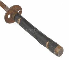 Régi japán vakizasi. Rozsdás állapotban, h: 25 cm