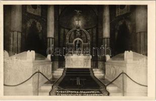 Krasznahorkaváralja, Krásnohorské Podhradie (Rozsnyó, Roznava); Andrássy mauzóleum, belső / mausoleum, interior