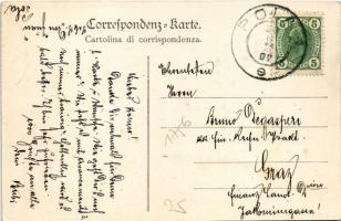 1907 SMS Zenta Osztrák-Magyar Haditengerészet Zenta-osztályú védett cirkálója / K.u.K. Kriegsmarine ...