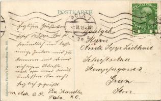 1913 SMS Zrínyi osztrák-magyar Radetzky-osztályú pre-dreadnought csatahajó és SMS Zenta Zenta-osztál...