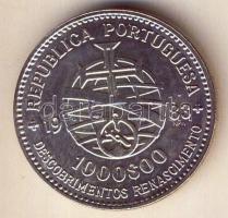Portugália 1983. 1000Esc Ag "Európai Művészeti Kiállítás" T:1