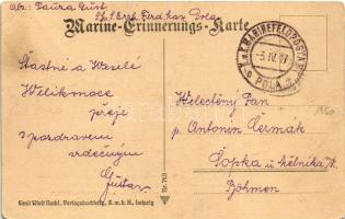 1917 SMS Aspern az Osztrák-Magyar Haditengerészet Zenta-osztályú védett cirkálója / K.u.K. Kriegsmar...