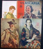 1927-1934 1db Pesti Hírlap, 2db Cserkész és 2db Tolnai újság