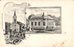 Salgótarján evangélikus templom és iskola