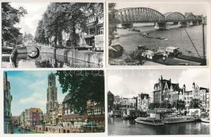 HOLLANDIA - 40 db MODERN holland város képeslap / NETHERLANDS - 40 MODERN Dutch town-view postcards