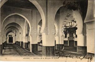 1907 Algiers, Alger; Interieur de la Mosque El Kébir + "K.u.k. Kriegsmarine S.M.S. Aspern"