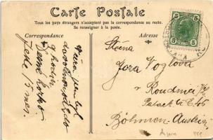 1907 Algiers, Alger; Interieur de la Mosque El Kébir + "K.u.k. Kriegsmarine S.M.S. Aspern"