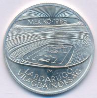 1986. 500Ft Ag "Labdarúgó Világbajnokság - Mexikó 1986 - Stadion" kapszulában T:BU apró folt, ujjlenyomat Adamo EM94