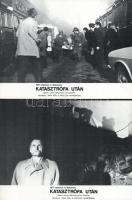 cca 1977 ,,Katasztrófa után" című román dokumentarista játékfilm jelenetei és szereplői, 6 db p...