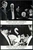 cca 1970 ,,Scherlock Holmes magánélete" című angol filmvígjáték jelenetei és szereplői, 9 db vi...