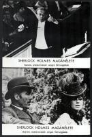 cca 1970 ,,Scherlock Holmes magánélete" című angol filmvígjáték jelenetei és szereplői, 9 db vi...