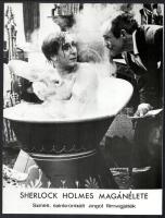 cca 1970 ,,Scherlock Holmes magánélete" című angol filmvígjáték jelenetei és szereplői, 9 db vi...
