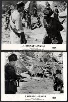 cca 1972 ,,A holnap lovasai" című szovjet - azerbajdzsán film jelenetei és szereplői, 17 db vin...