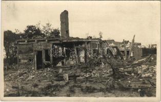 1916 Swidnik, Eine von den Russen zerstörte Ortschaft in Wolhynien (Swidniky) / WWI ruins after the Russians