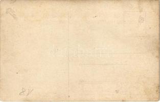 Osztrák-magyar haditengerészeti gyorscirkáló fedélzete legénység csere közben, matrózok / K.u.k. Kri...