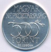 1986. 500Ft Ag "Budavár visszavétele 1686" T:BU 
Adamo EM97