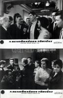 cca 1963 ,,A rendőrségen történt" című szovjet film jelenetei és szereplői, 19 db vintage produ...