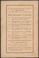 Francis Fodor (Fodor Ferenc): The Geographical Impossibility of the Czech State. East-European Probl...