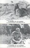 cca 1978 ,,A katona és az elefánt" című szovjet filmvígjáték jelenetei és szereplői, 8 db produ...