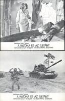 cca 1978 ,,A katona és az elefánt" című szovjet filmvígjáték jelenetei és szereplői, 8 db produ...
