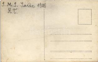 1916 SMS SAIDA Osztrák-Magyar Haditengerészet Novara-osztályú gyorscirkáló matróz zenekara / Rapidkr...