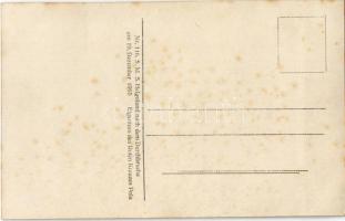 SMS Helgoland az Osztrák-Magyar Haditengerészet Helgoland-osztályú gyorscirkálója Durazzo után / K.u...