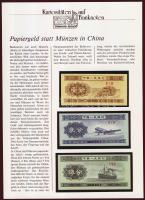 Kína/Kínai Népköztársaság 1953. 1F,2F,5F német nyelvű ismertetővel T:I