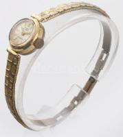 Hanowa 17 köves kési felhúzós svájci női karóra, fém szíjjal d: 19 mm