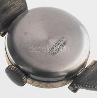 Hanowa 17 köves kési felhúzós svájci női karóra, fém szíjjal d: 19 mm