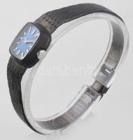 Ezüst (Ag) Arctos kézi felhúzós svájci női karóra, ezüst szíjjal 18x18 mm 26,4 g