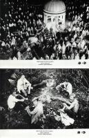 cca 1984 ,,Bolygók együttállása" című szovjet sci-fi jelenetei és szereplői, 6 db vintage produkciós filmfotó (vitrinfotó, lobbyfotó) ezüst zselatinos fotópapíron, a használatból eredő (esetleges) kisebb hibákkal, 18x24 cm