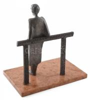 Varga Imre (1923-2019): Radnóti Miklós. Köztéri változata a Nagymező utca Radnóti Színház előtt áll....