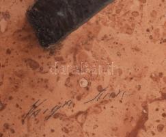 Varga Imre (1923-2019): Radnóti Miklós. Köztéri változata a Nagymező utca Radnóti Színház előtt áll....