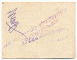 Arad ~1920. 20f "Aradi Villamossági Részvénytársaság" hátlapon bélyegzéssel T:AU / Hungary...
