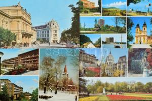 Kb. 200 db MODERN magyar város képeslap vegyes minőségben / Cca. 200 modern Hungarian town-view postcards