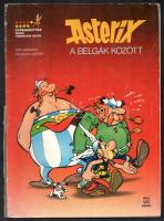 cca 1980 Asterix a belgák között, képregény. Újvidék, é.n., Forum, 48 p. Kiadói papírkötés, sérült, a fűzéstől elváló borítóval.