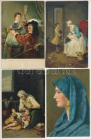 16 db RÉGI Stengel művész képeslap / 16 pre-1945 Stengel art postcards