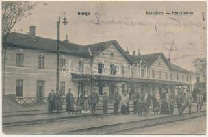 Sunja, Kolodvor / Pályaudvar, vasútállomás. A. Gomercic kiadása / railway station (EK)