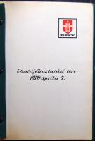1970 április 4.Utastájékoztatási terv könyv a BKV-től, szép, megkímélt és bekötött állapotban